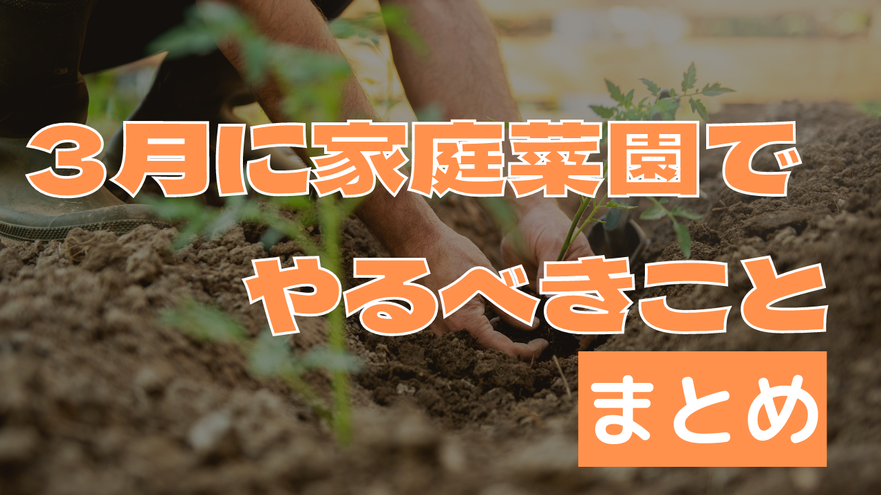 要チェック！】３月に家庭菜園でやるべきこと まとめ | はんのうびより